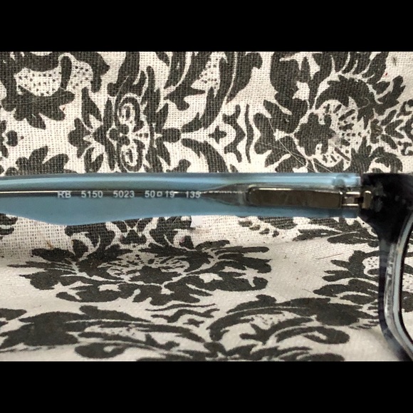 Ray-Ban Eyeglass Frames in Tortoise with blue - Picture 6 of 7